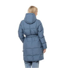 Jack Wolfskin Winter-Daunenmantel Frozen Lake Coat (winddicht, wasserabweisend) frostblau Damen